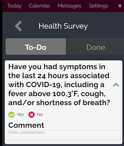 Rosemark COVID-19 Health Survey